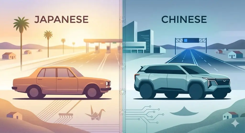 Marcas japonesas vs marcas chinas mercado automotriz México 2026