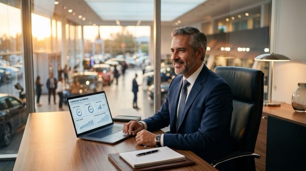 No necesitas usar IA, necesitas quien la use por ti Director de agencia automotriz mexicana usando dashboard de IA para gestión de leads