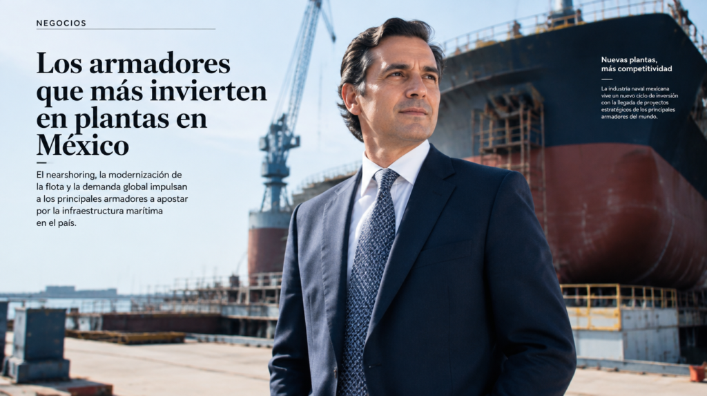 Línea de ensamble de una planta de armadoras en México con vehículos en producción