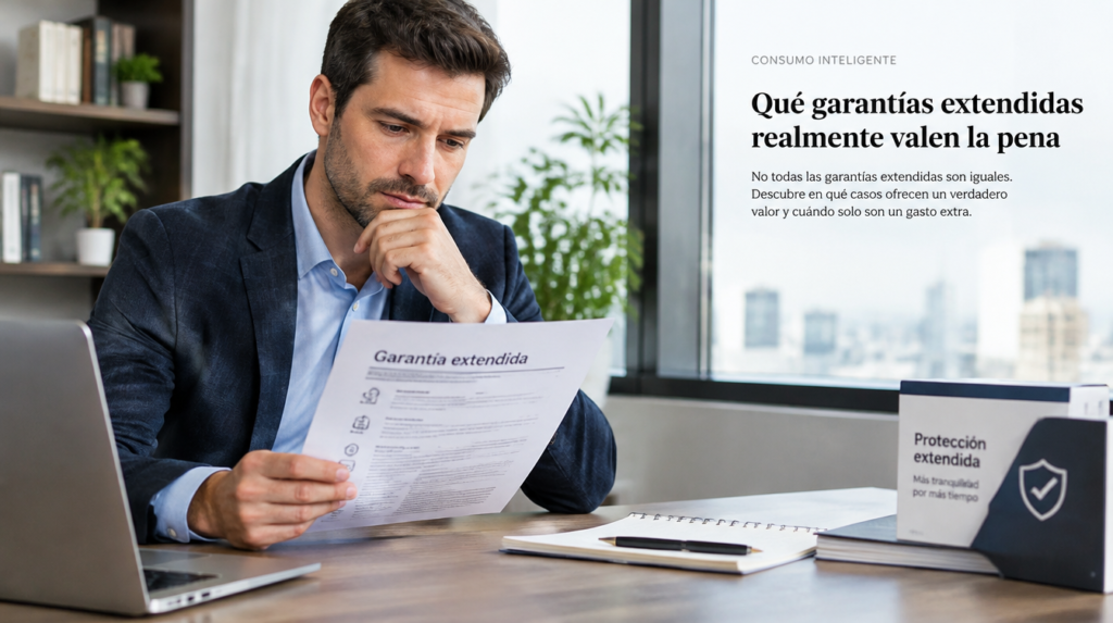 Asesor de agencia explica a un cliente las garantías extendidas de un auto nuevo frente a un contrato