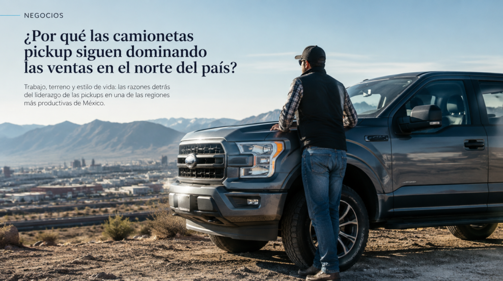 Pickups en el norte de México: fila de camionetas Nissan NP300 y Ram 1200 en una agencia de Monterrey