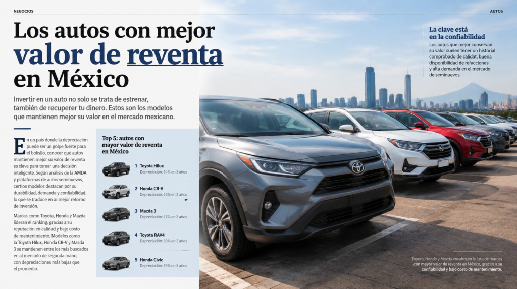 Agente de agencia valúa un seminuevo para estimar su valor de reventa en México